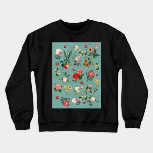 English Country Garden Chintz Crewneck Sweatshirt